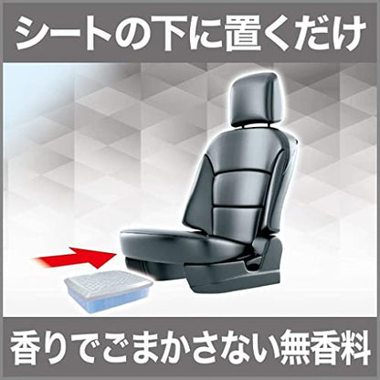 【まとめ買い】クルマの消臭力　シート下専用　無香料 容量300G×20点セット エステー 芳香剤・車用