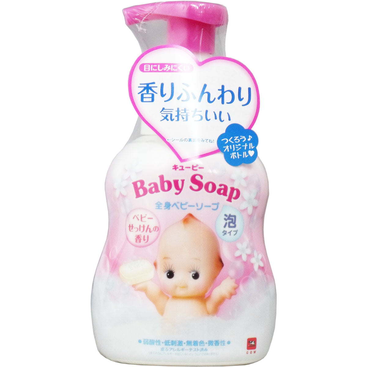【まとめ買い】キューピー全身泡ベビーＳせっけんの香本体 容量400ML×12点セット 牛乳石鹸共進社 ベビー用品