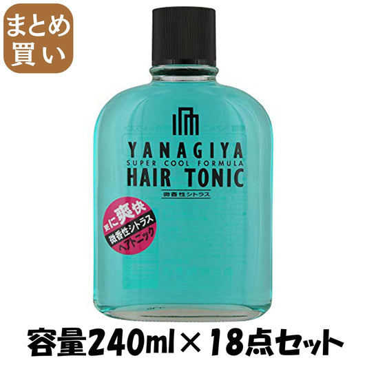 【まとめ買い】柳屋　ヘアトニック　微香性シトラス 容量240ML×18点セット 柳屋本店 スタイリング