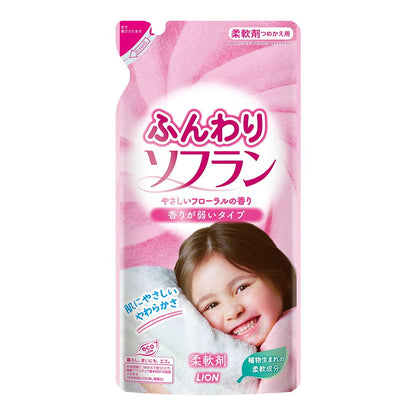 【まとめ買い】ふんわりソフラン詰め替え 容量500ML×16点セット ライオン 柔軟剤