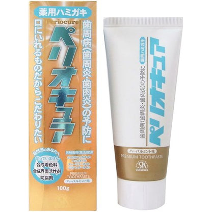 【まとめ買い】薬用ハミガキペリオキュア　１００Ｇ 容量100G×24点セット エスケー石鹸 歯磨き