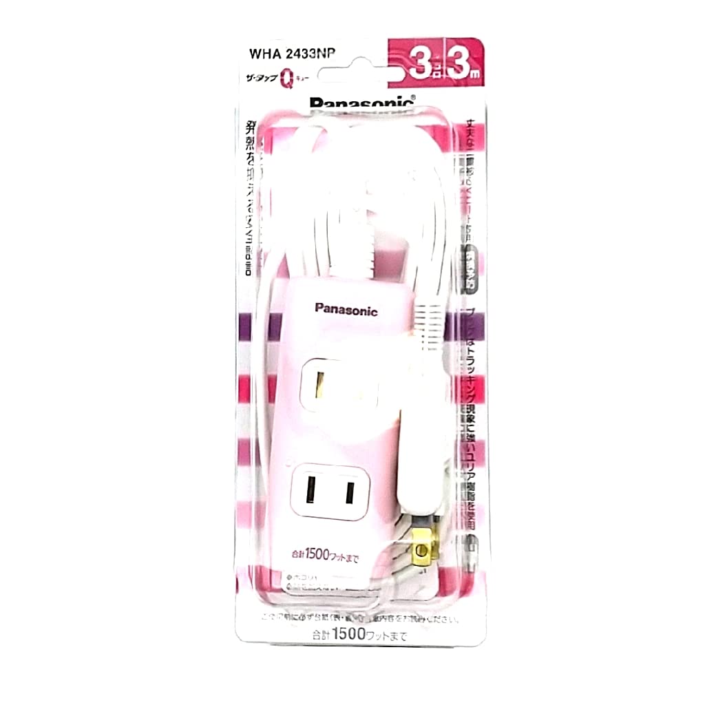 【まとめ買い】ＷＨＡ２４３３ＮＰ　ザ・タップＱ　ピンク　３Ｍ 容量1個×10点セット パナソニック 電気製品
