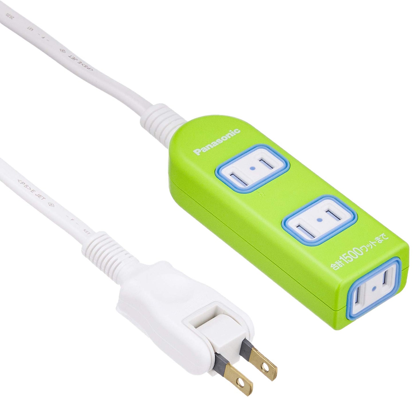 【まとめ買い】ＷＨＡ２５２３ＧＫＰ　ザ・タップＸ（３コ口）（２ｍ）（グリーン） 容量1個×10点セット パナソニック 電気製品