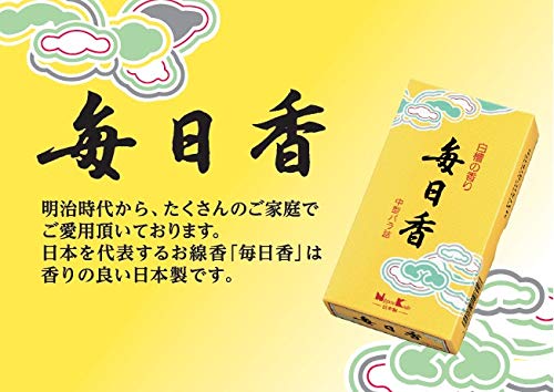 【まとめ買い】毎日香大型バラ 容量240G×5点セット 日本香堂 お線香