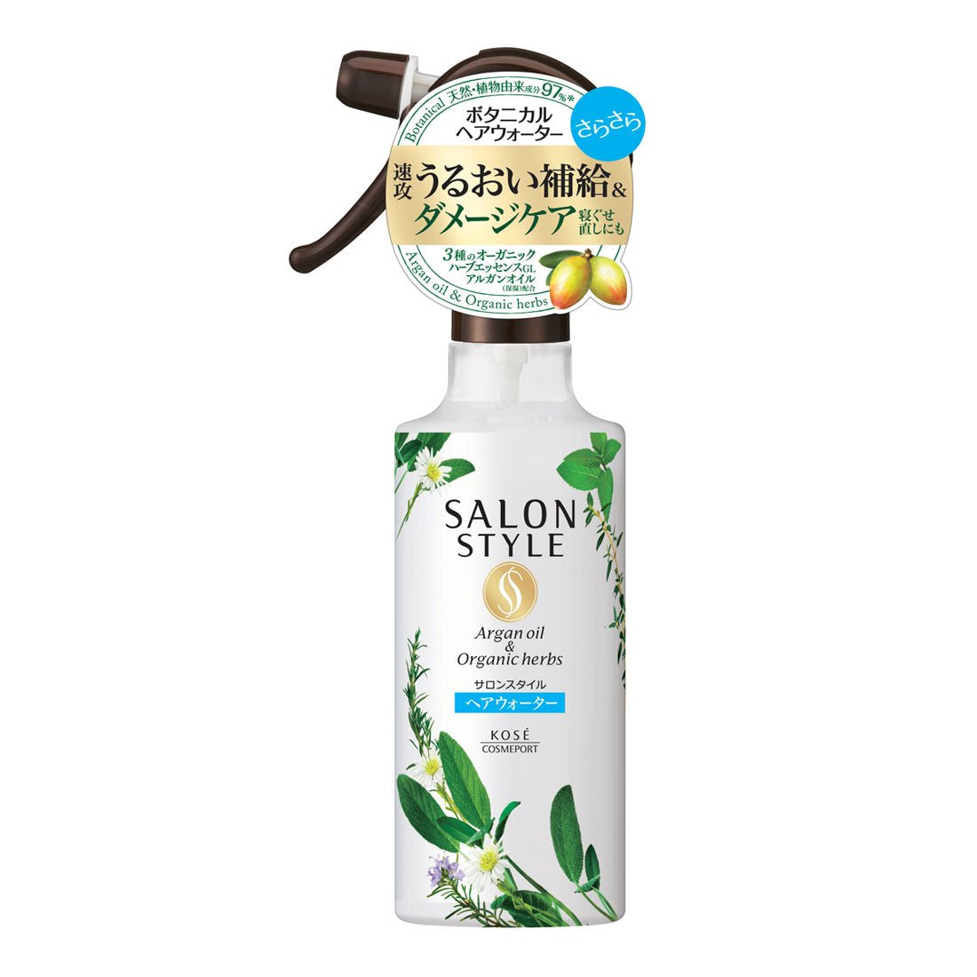 【まとめ買い】サロンＳボタニカルＴＲヘアウォーター（さらさら） 容量250ML×24点セット コーセーコスメポート 美容液