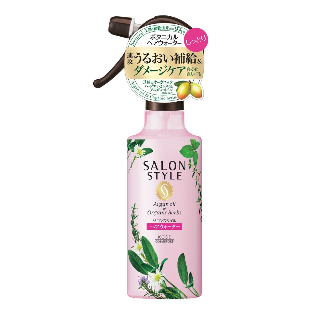 【まとめ買い】サロンＳボタニカルＴＲヘアウォーター（しっとり） 容量250ML×24点セット コーセーコスメポート 美容液