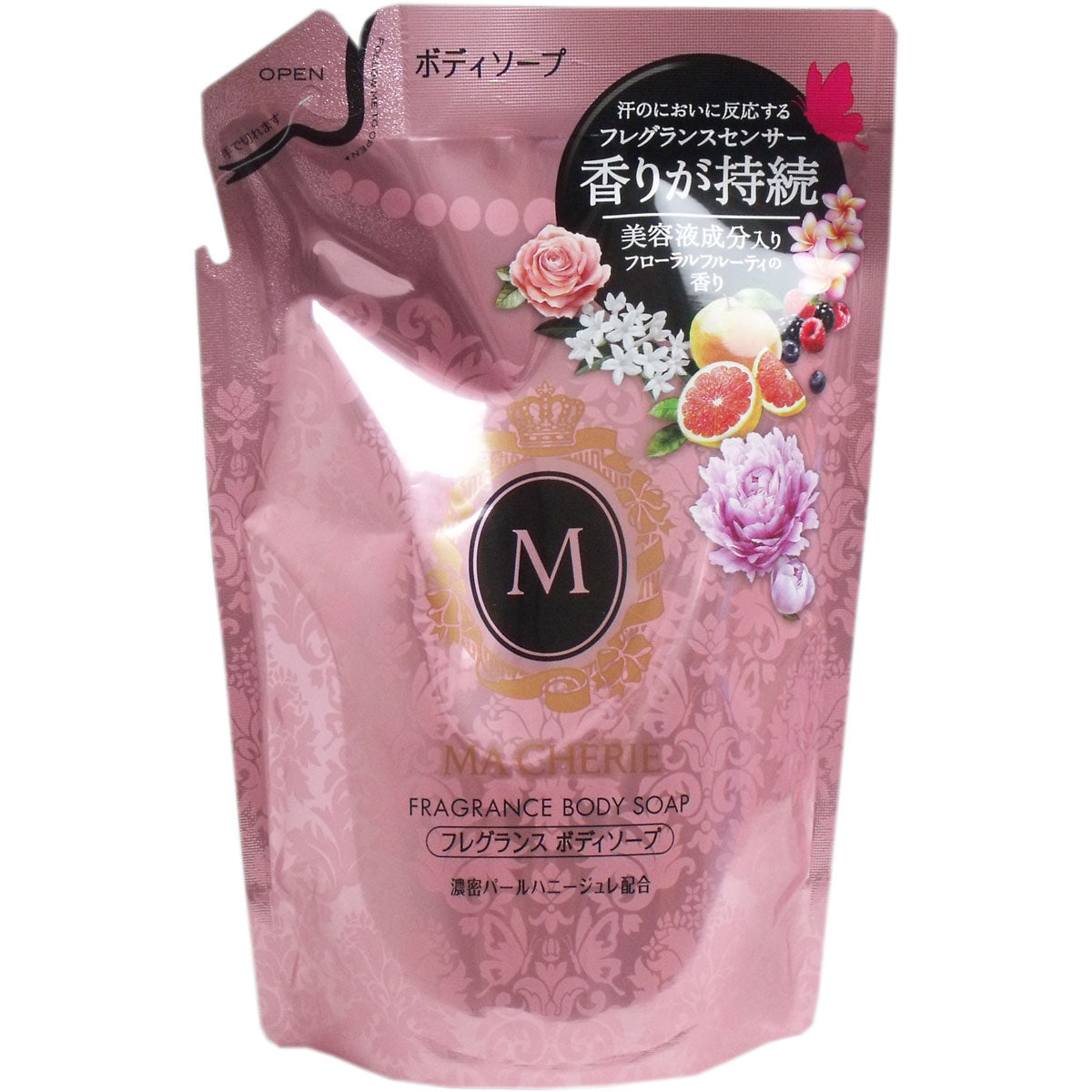 【まとめ買い】マシェリ　フレグランス　ボディソープ　つめかえ用 容量350ML×18点セットファイントゥデイ ボディソープ
