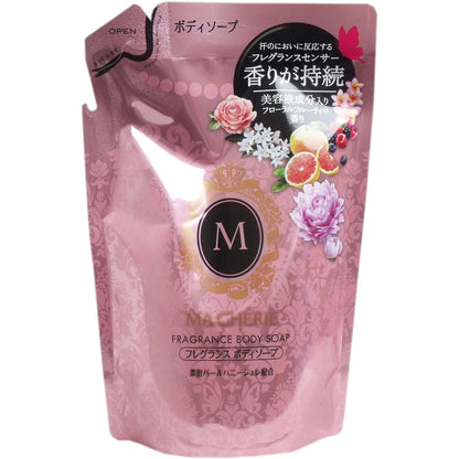 【まとめ買い】マシェリ　フレグランス　ボディソープ　つめかえ用 容量350ML×18点セットファイントゥデイ ボディソープ