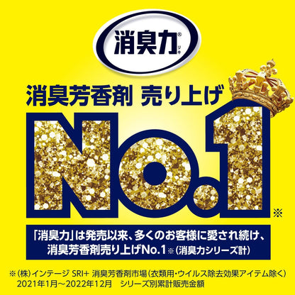 【まとめ買い】消臭力クリアビーズ　イオン消臭プラス　大容量　つめかえ　無香料 容量800G×10点セット エステー 芳香剤・部屋用