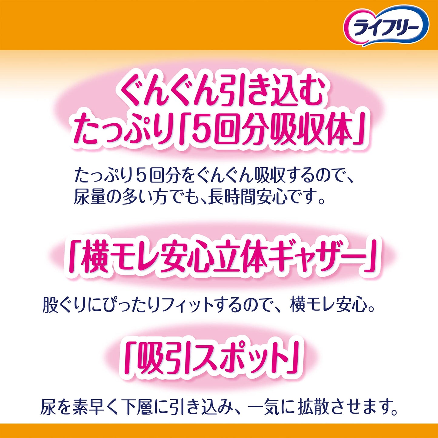 【まとめ買い】ライフリー長時間あんしん尿とりパッド５回３６枚 容量36枚×3点セット 大人用オムツ