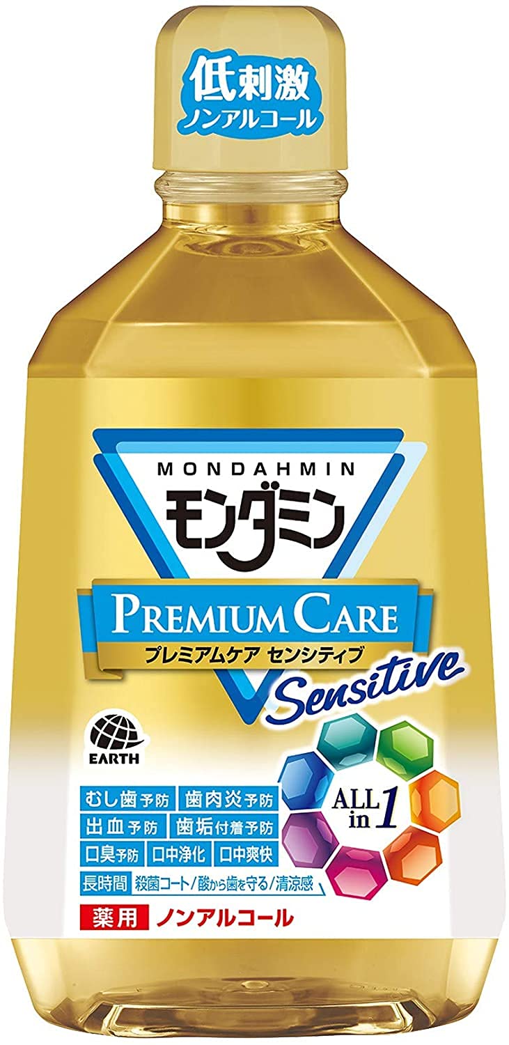 【まとめ買い】モンダミン　プレミアムケア　センシティブ　１０８０ＭＬ 容量1080ML×12点セット アース製薬 マウスウォッシュ
