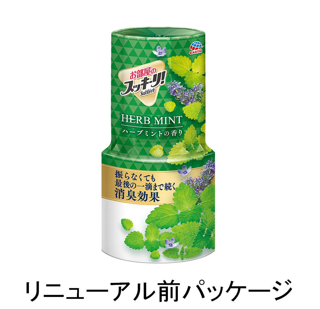 【まとめ買い】お部屋のスッキーリ！ハーブミントの香り 容量400ML×16点セット アース製薬 芳香剤・部屋用