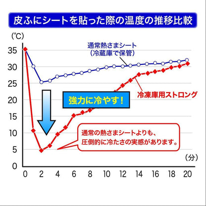 【まとめ買い】冷凍庫用　熱さまシートストロング　大人用　１２枚 容量12枚×24点セット 小林製薬 衛生用品