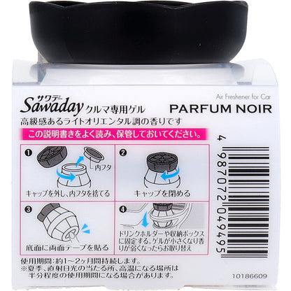 【まとめ買い】ＳＡＷＡＤＡＹクルマ専用ゲル　パルフアムノアール 容量90G×28点セット 小林製薬 芳香剤・車用