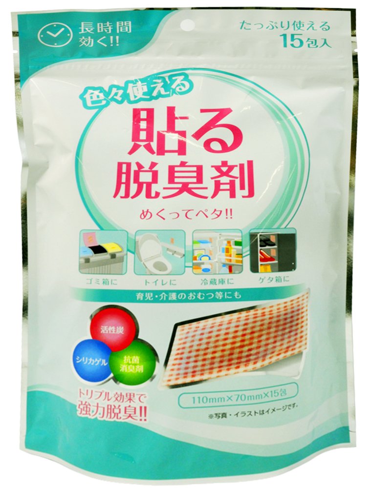 【まとめ買い】貼る脱臭剤 容量15包×24点セット 豊田化工 除湿剤
