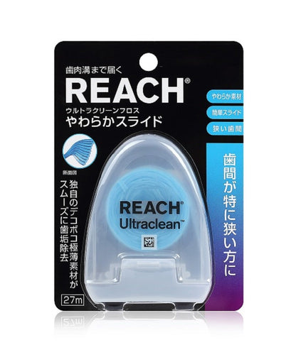 【まとめ買い】リーチウルトラクリーンフロスやわらかスライド２７ｍ 容量27M×12点セット 銀座ステファニー フロス・歯間ブラシ