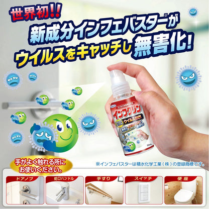 【まとめ買い】インフクリン　携帯用ミニスプレー　５０ｍｌ 容量50ML×12点セット ＵＹＥＫＩ 衛生用品