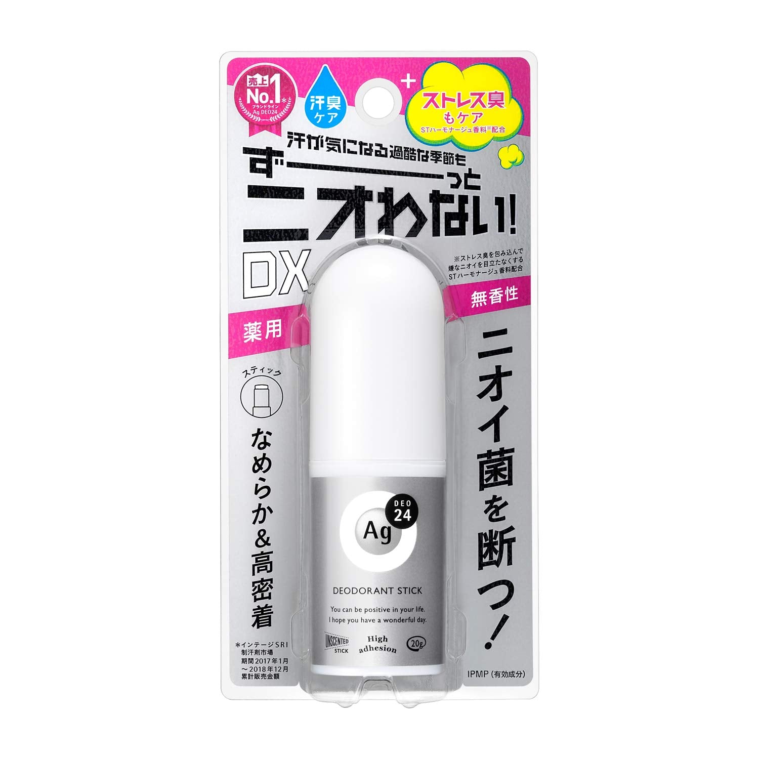 【まとめ買い】ＡＧデオ２４　デオドラントスティックＥＸ（医薬部外品） 容量20G×6点セット 制汗剤・デオドラント