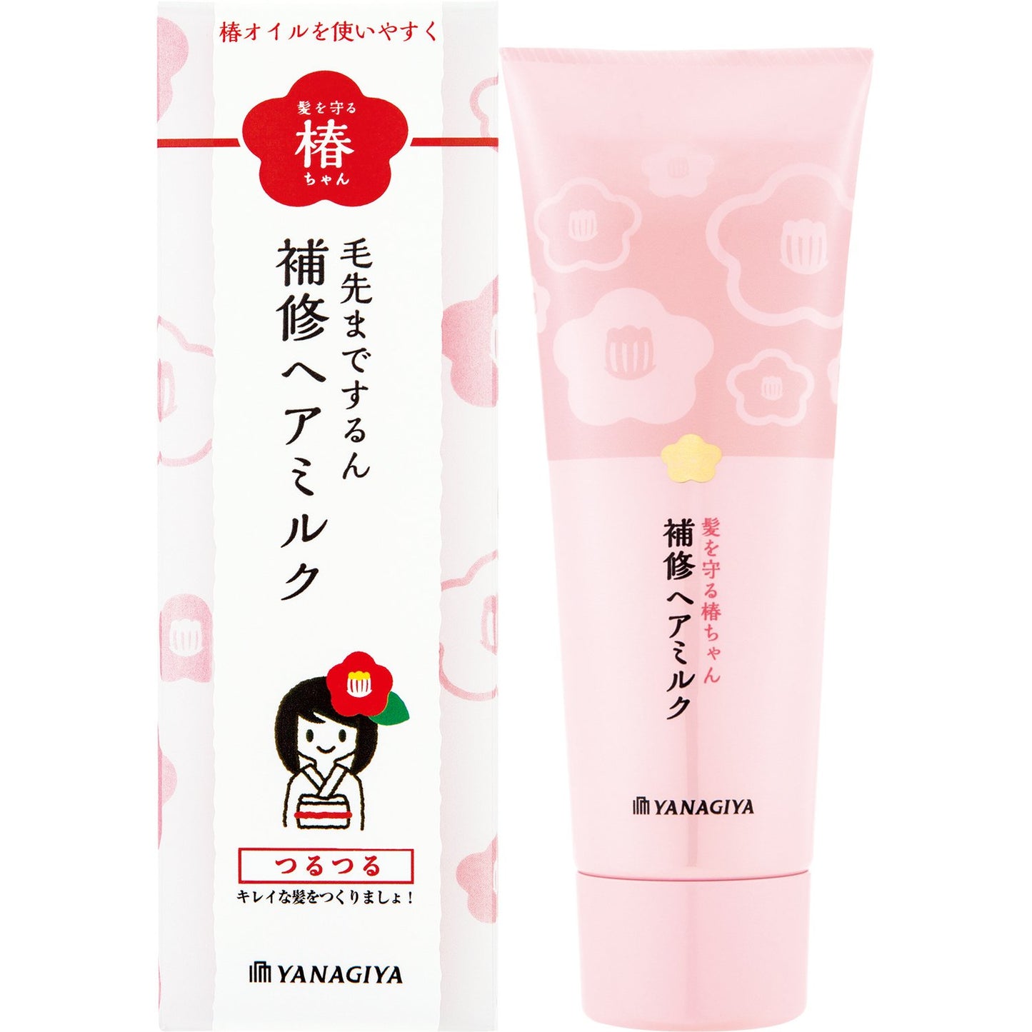 【まとめ買い】髪を守る椿ちゃん　補修ヘアミルク 容量120G×3点セット 柳屋本店 スタイリング