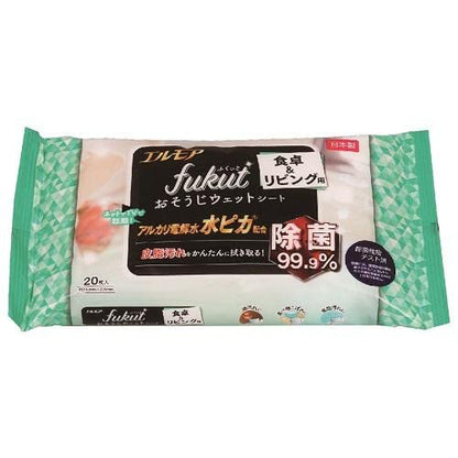 【まとめ買い】エルモアｆｕｋｕｔおそうじシート食卓＆リビング用 容量20枚×24点セット カミショウジ 台所用品