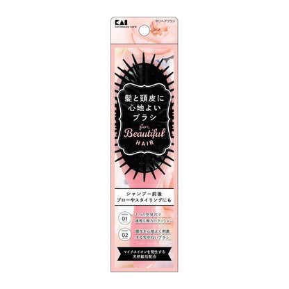 【まとめ買い】ＫＱ３１０９ポリヘアブラシ髪と頭皮に心地よいブラシ 容量1本×6点セット 貝印 ブラシ