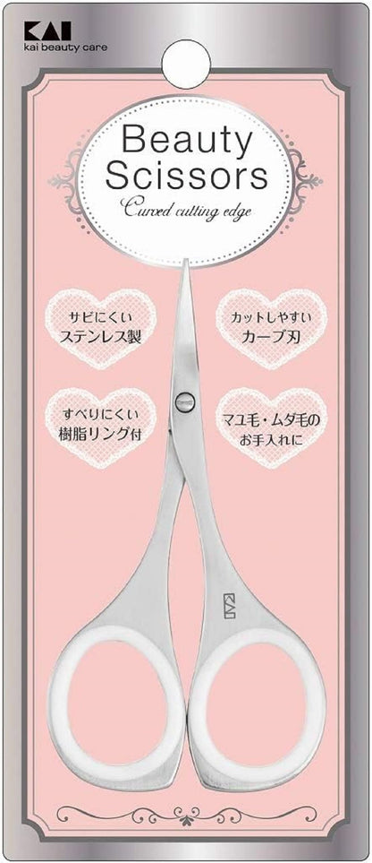 【まとめ買い】ＫＱ３１１３オシャレハサミ樹脂リング付 容量1本×12点セット 貝印 ボディケア