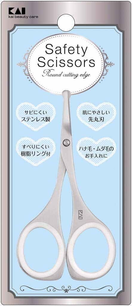 【まとめ買い】ＫＱ３１１４セーフティハサミ樹脂リング付 容量1本×12点セット 貝印 ボディケア