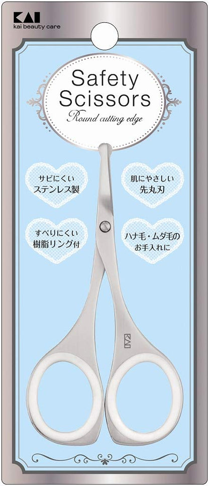 【まとめ買い】ＫＱ３１１４セーフティハサミ樹脂リング付 容量1本×12点セット 貝印 ボディケア