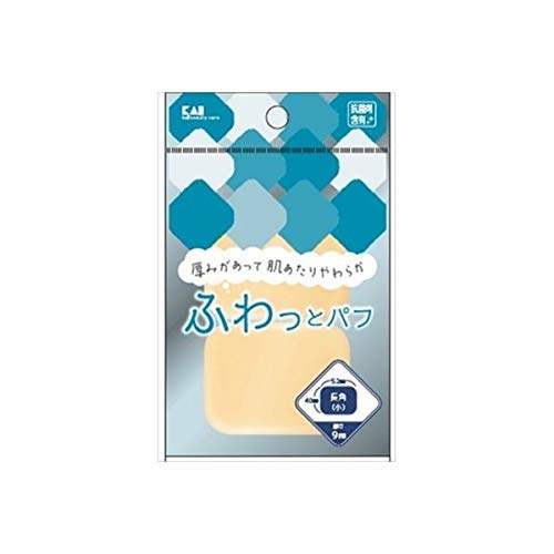 【まとめ買い】ＫＱ３２３８ファンデーションパフＮＢＲ長角　小 容量2個×12点セット 貝印 メイク