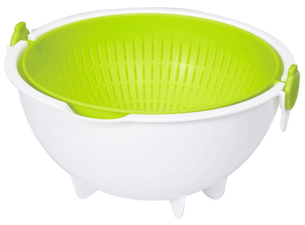 【まとめ買い】スピンホイール　コランダー　スモール（グリーン） 容量1個×5点セット 小久保工業所 台所用品