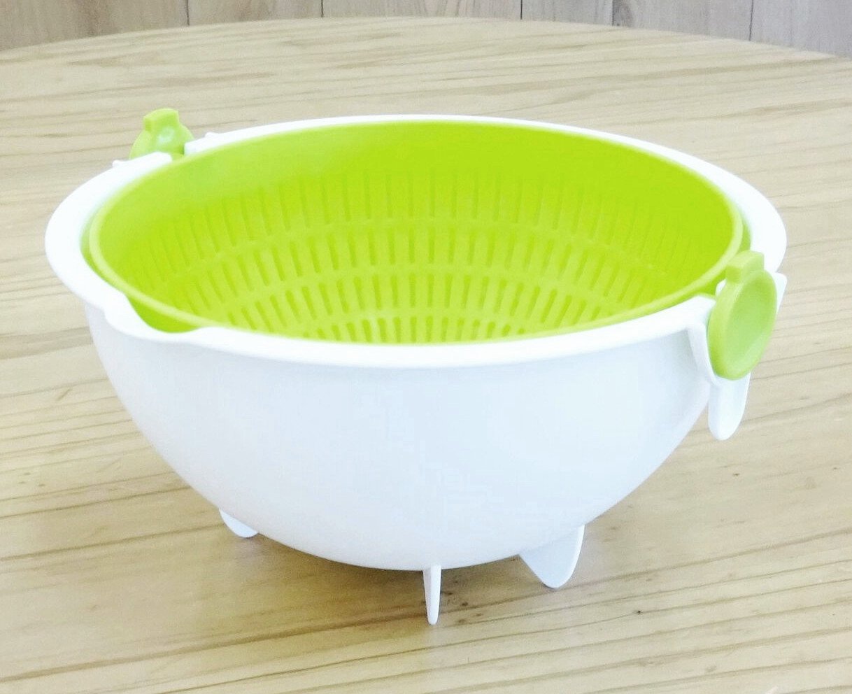 【まとめ買い】スピンホイール　コランダー　スモール（グリーン） 容量1個×5点セット 小久保工業所 台所用品