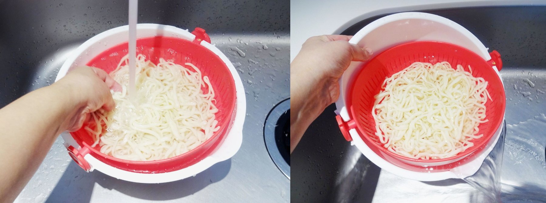 【まとめ買い】スピンホイール　コランダー　ラージ（レッド） 容量1個×5点セット 小久保工業所 台所用品