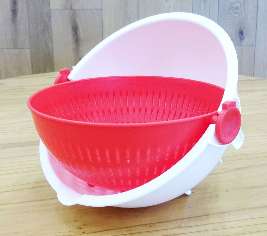 【まとめ買い】スピンホイール　コランダー　ラージ（グレー） 容量1個×5点セット 小久保工業所 台所用品