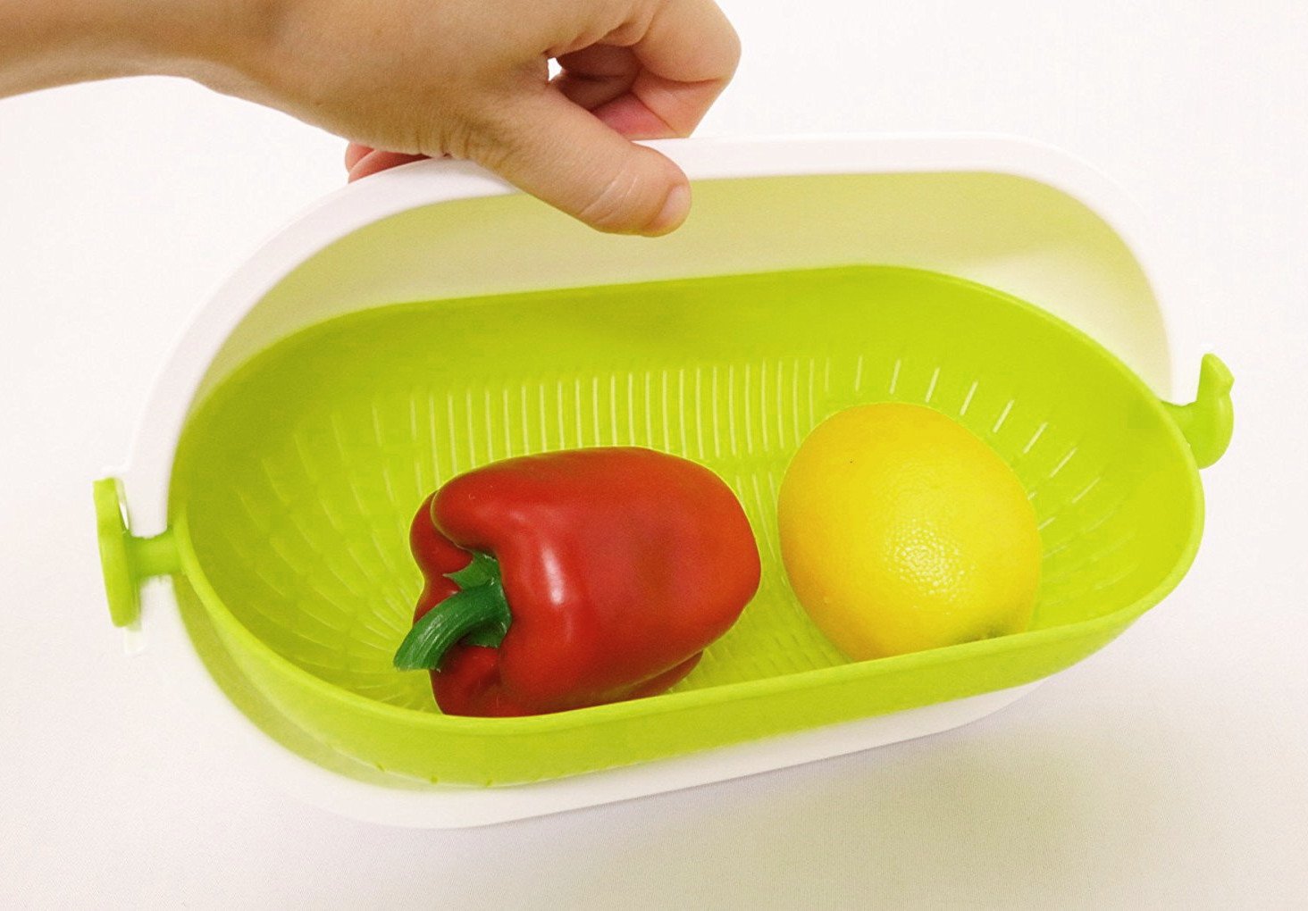 【まとめ買い】スピンホイール　コランダー　オーバル（レッド） 容量1個×5点セット 小久保工業所 台所用品