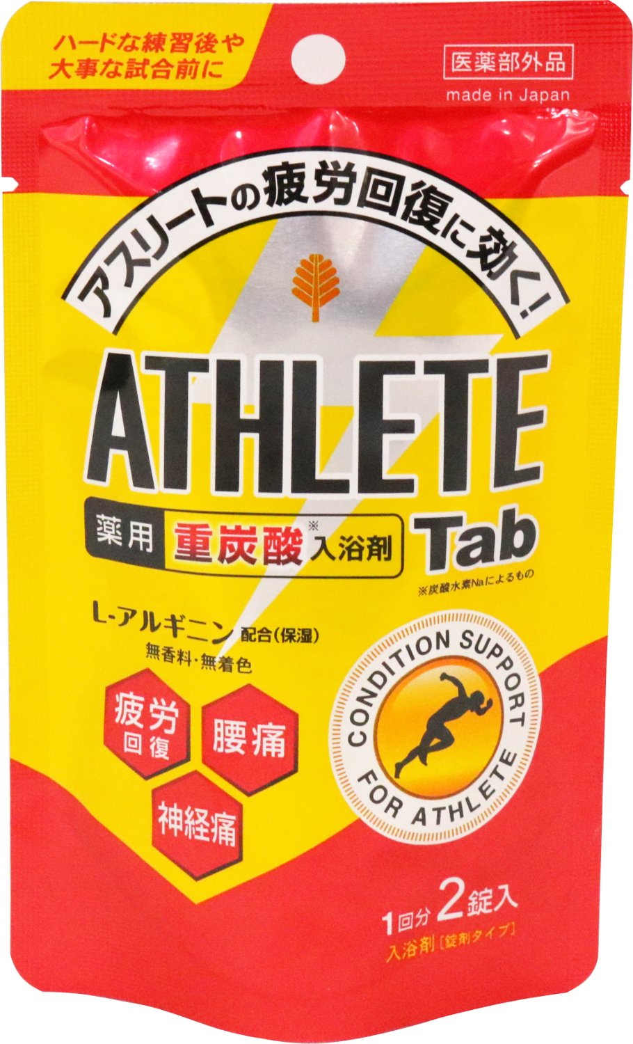 【まとめ買い】薬用ＡＴＨＬＥＴＥ　Ｔａｂ　２錠×１パック 容量2個×12点セット 小久保工業所 入浴剤
