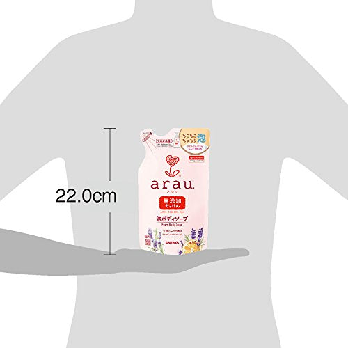 【まとめ買い】アラウ．泡ボディソープ　詰替 容量450ML×20点セット サラヤ ボディソープ