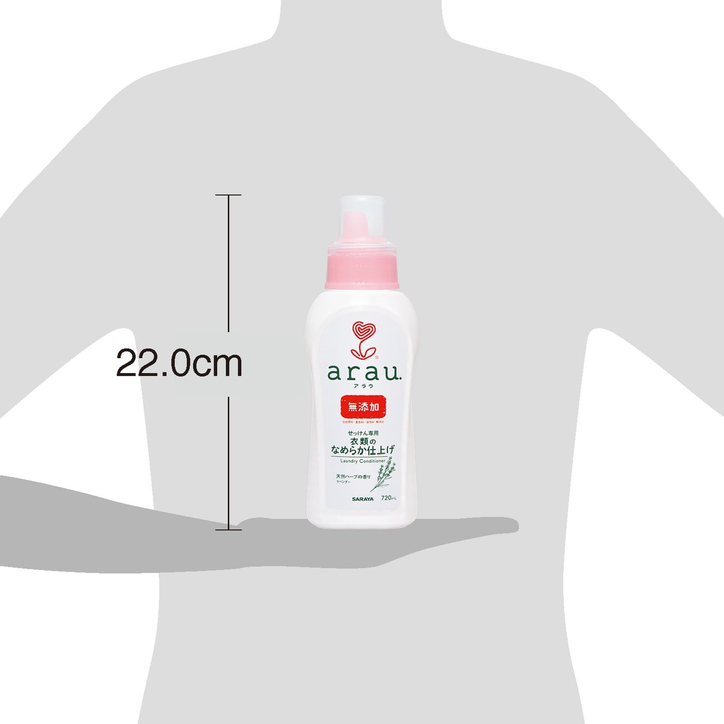 【まとめ買い】アラウ．衣類のなめらか仕上げ 容量720ML×12点セット サラヤ 柔軟剤