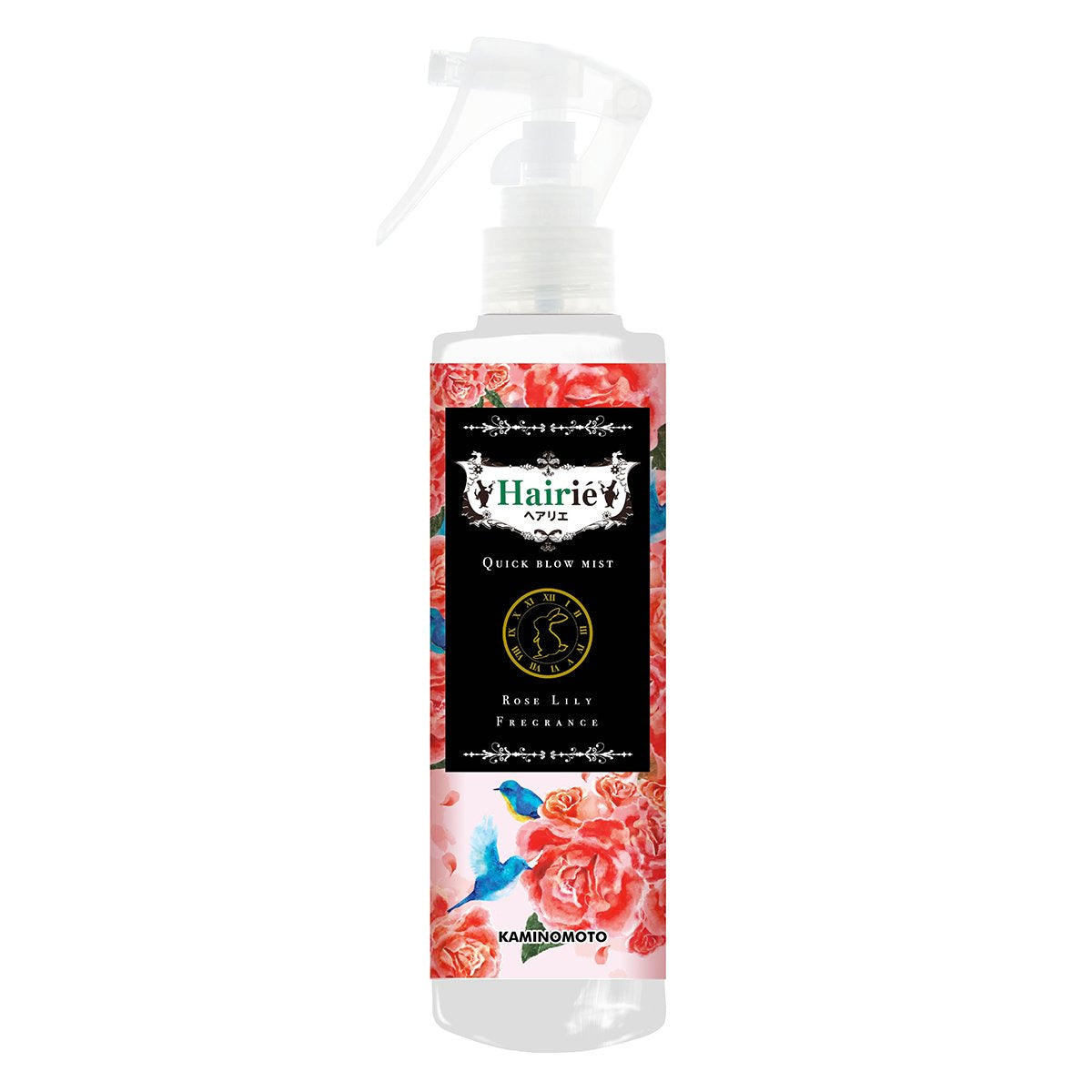 【まとめ買い】ヘアリエ　クイックブローミスト　エレガントなローズ・リリィの香り 容量180ML×3点セット スタイリング