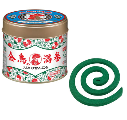 【まとめ買い】金鳥の渦巻ミニサイズ２０巻（缶） 容量20缶×24点セット 大日本除虫菊（金鳥） 殺虫剤・ハエ・蚊