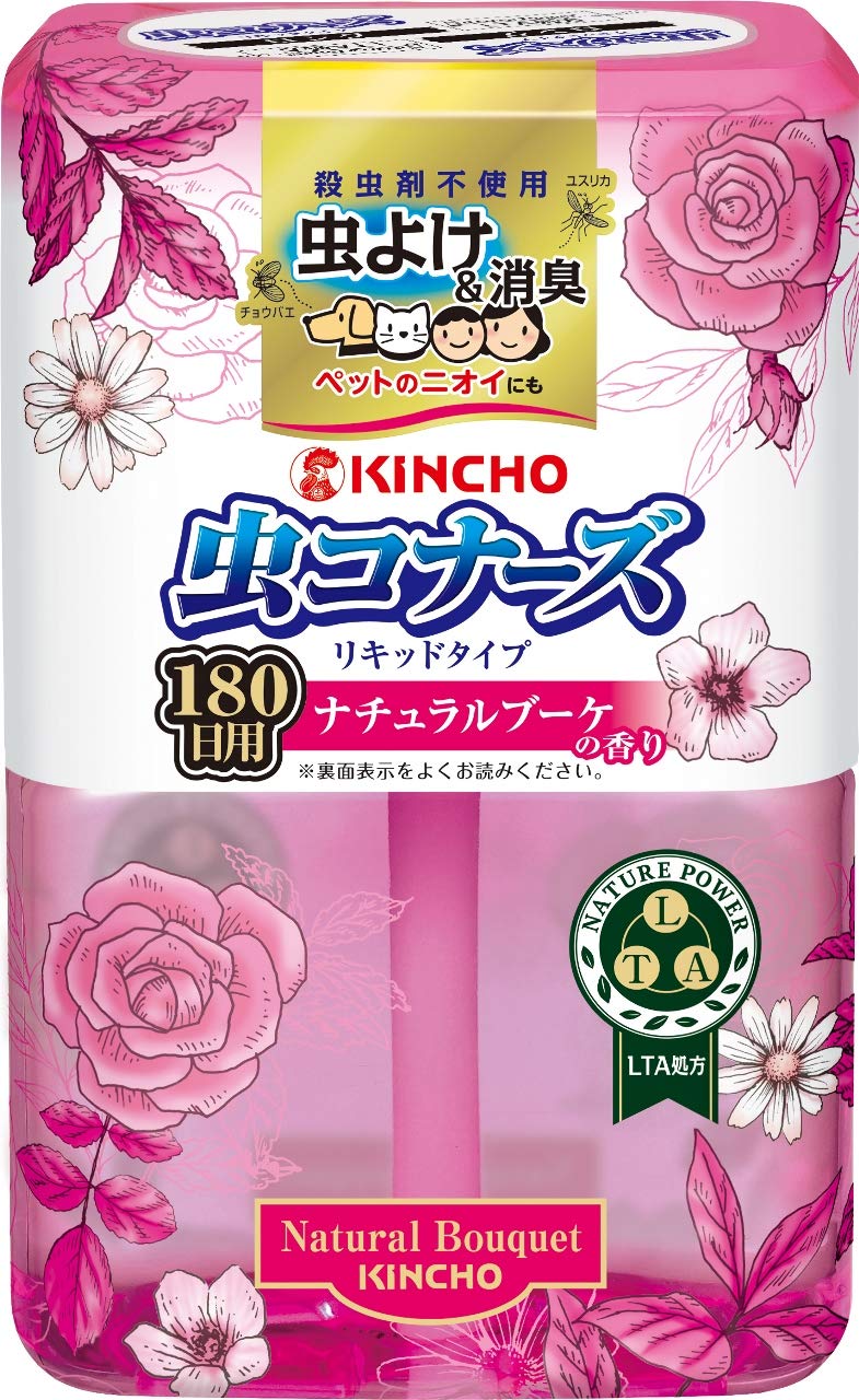 【まとめ買い】虫コナーズ リキッドタイプ ロング 180日 ナチュラルブーケの香り 容量400ML×20点セット金鳥 殺虫剤・虫よけ