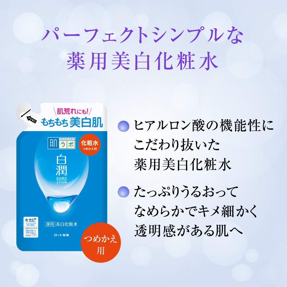 【まとめ買い】肌ラボ　白潤薬用美白化粧水　詰替用 容量170ML×24点セット ロート製薬 化粧水・ローション