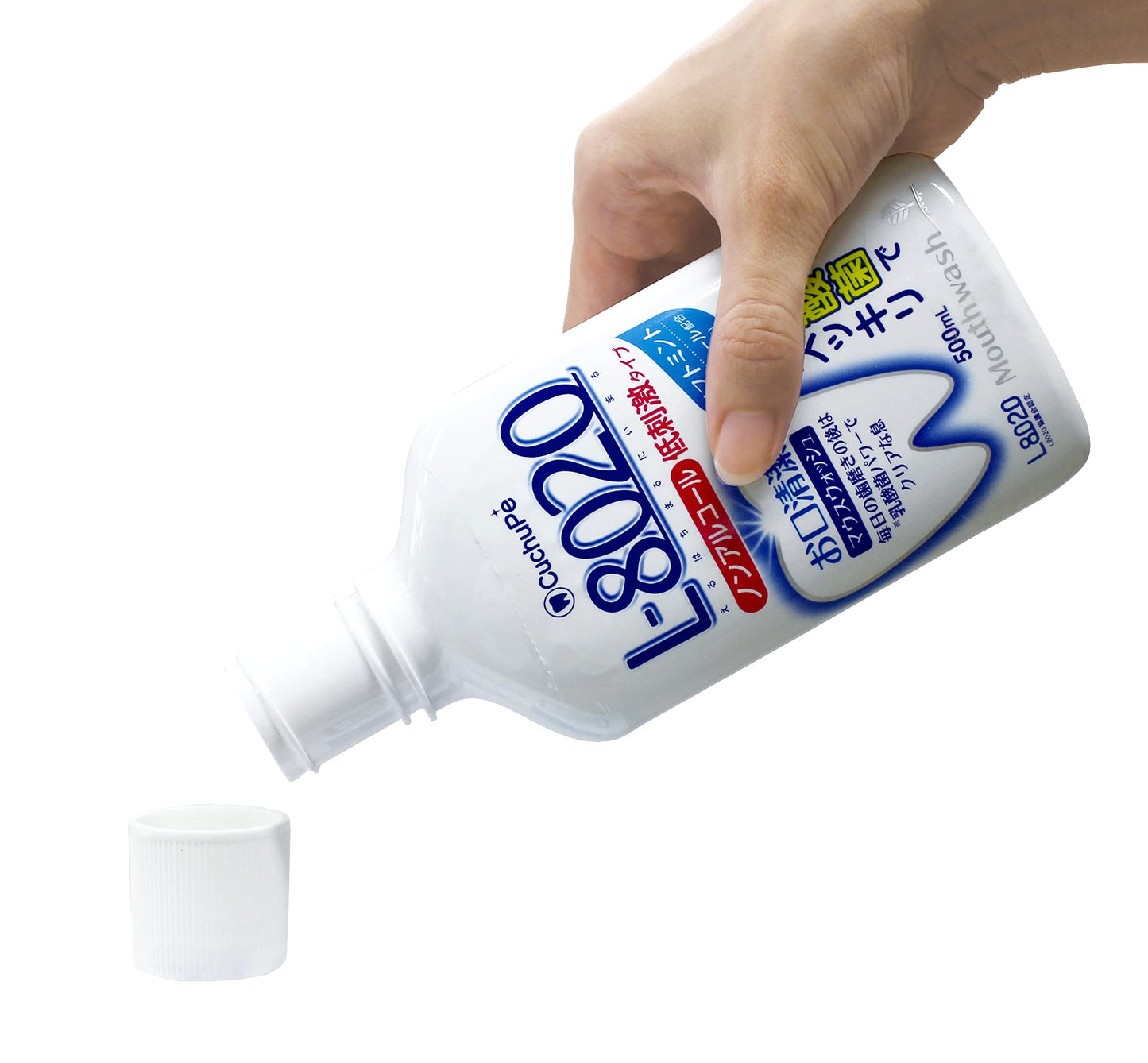 【まとめ買い】クチュッペＬ－８０２０　ノンアルコール　マウスウォッシュ　ソフトミント 容量500ML×20点セット マウスウォッシュ