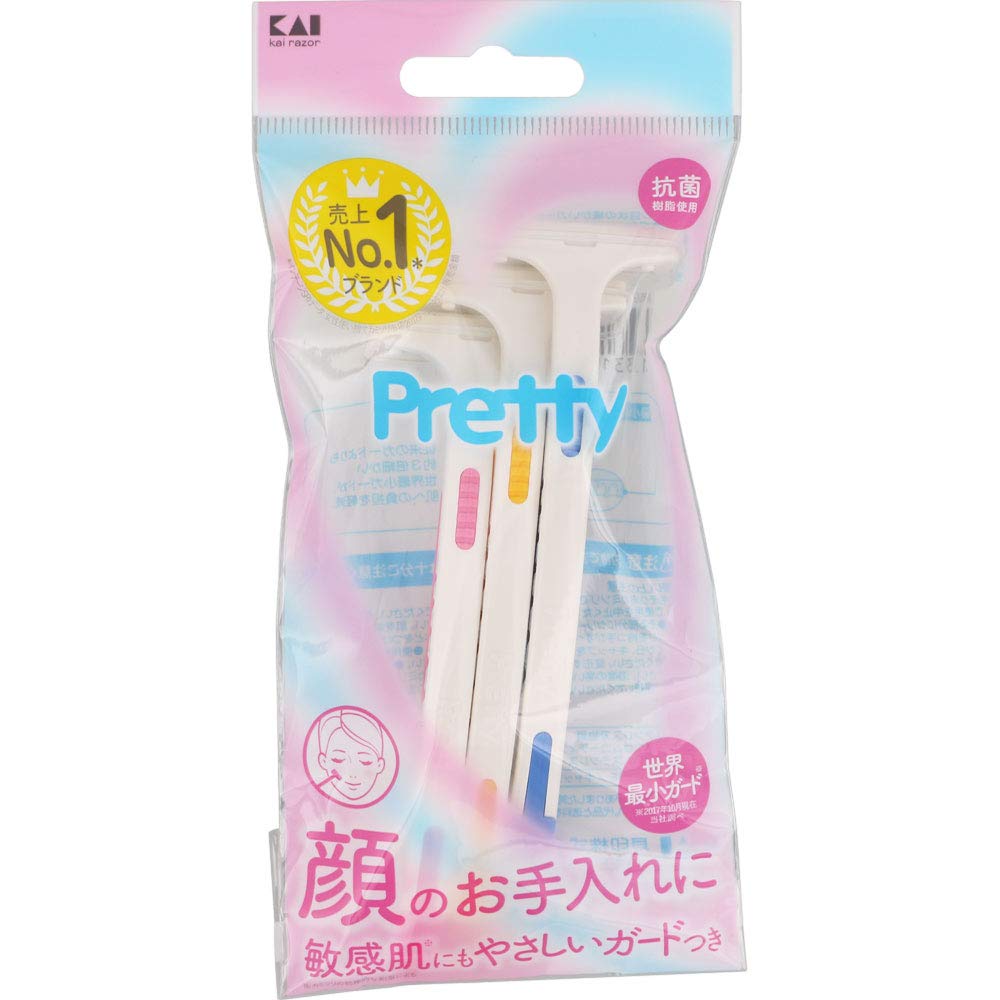 【まとめ買い】プリティフェイスＴ　３本　ＦＲＴ－３Ｐ１６ 容量3個×10点セット 貝印 女性用カミソリ