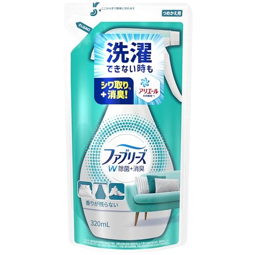 【まとめ買い】ファブリーズ　Ｗ除菌つめかえ用 容量320ML×24点セット Ｐ＆Ｇ 芳香剤 - MONOW 公式ショップ