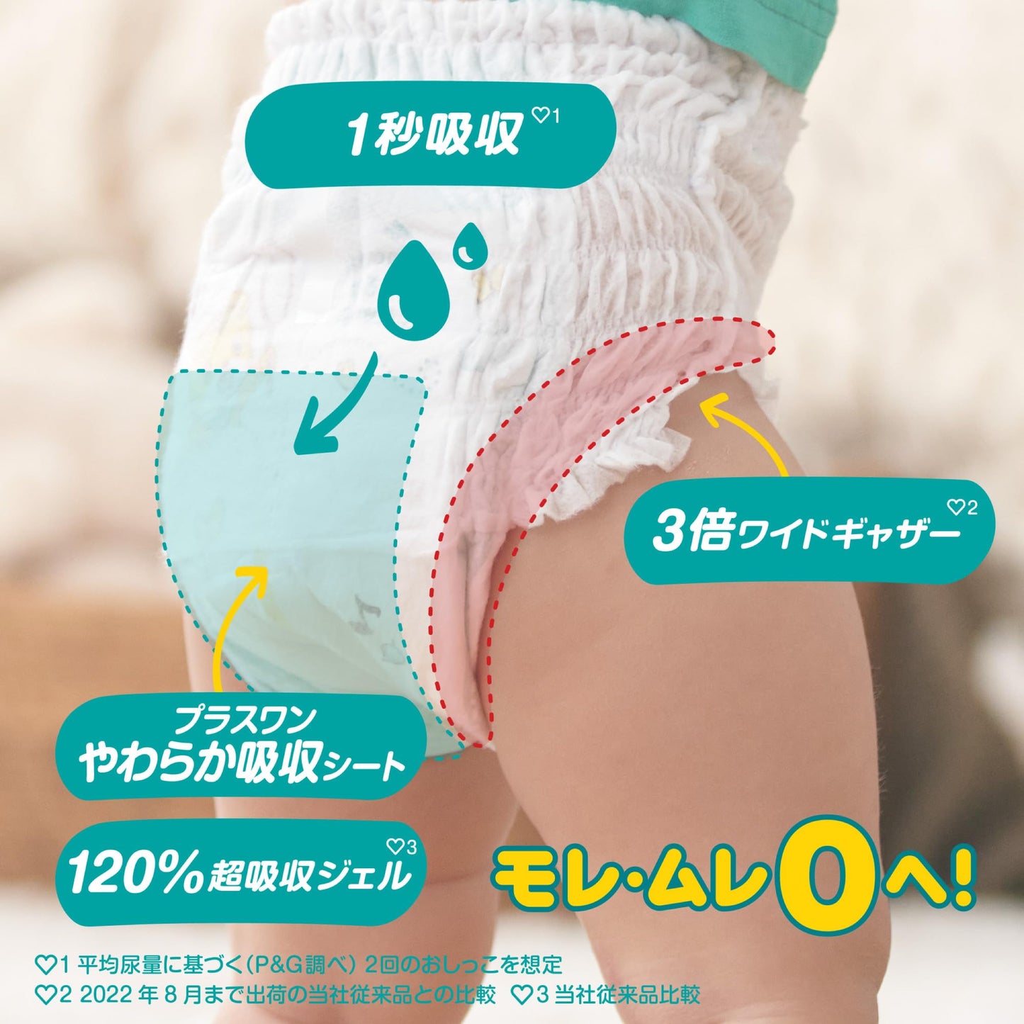 【まとめ買い】パンパース　さらさらケア（パンツ）　スーパ－ジャンボ　Lサイズ44枚 容量44枚×4点セット Ｐ＆Ｇ オムツ - MONOW 公式ショップ
