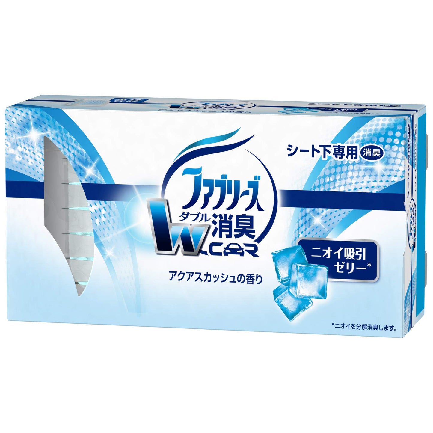 【まとめ買い】クルマ用置き型ファブリーズ　アクアスカッシュの香り　本体 容量130G×24点セット Ｐ＆Ｇ 芳香剤・車用 - MONOW 公式ショップ