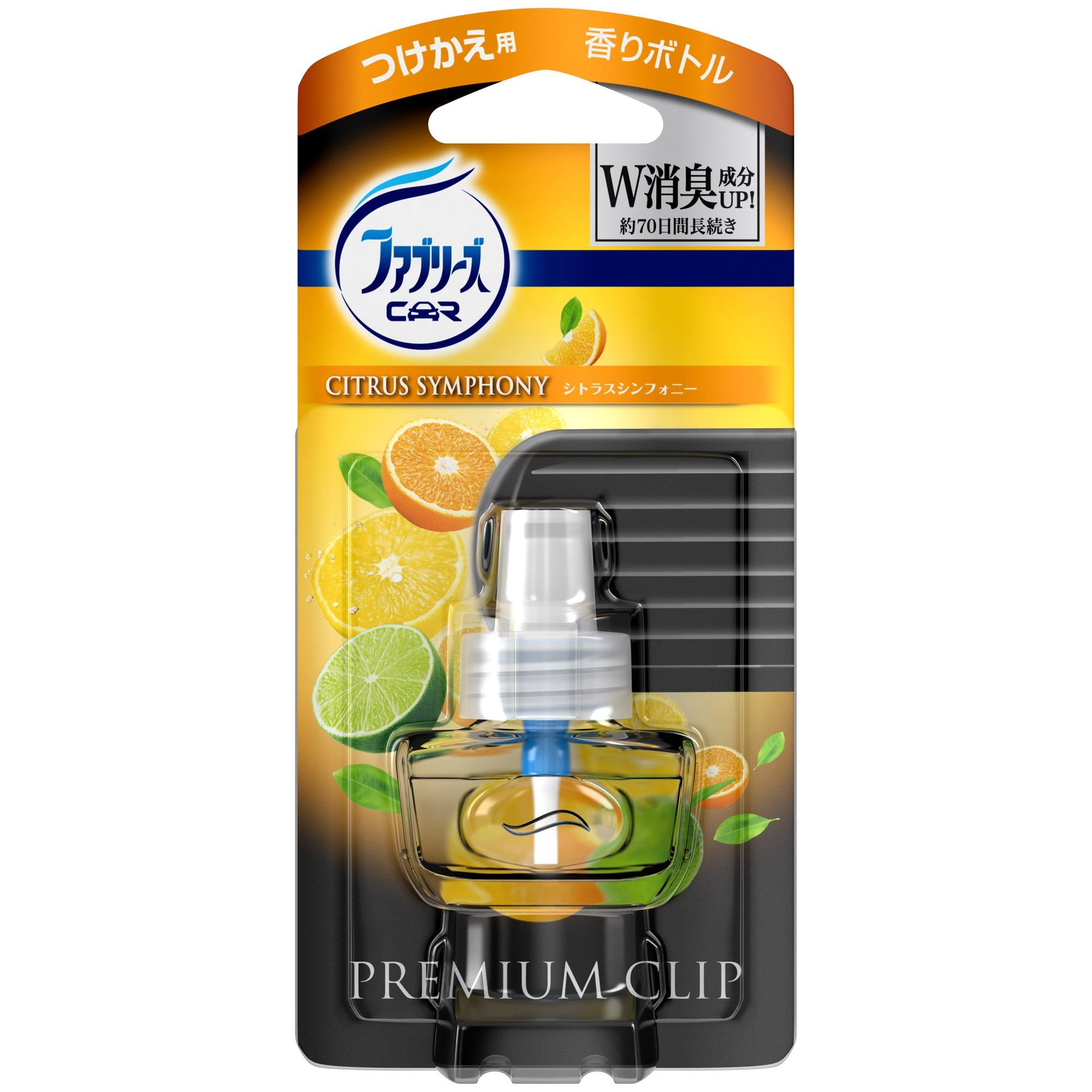 【まとめ買い】ファブリーズ　プレミアムクリップ　シトラスシンフォニー　つけかえ用 容量7ML×12点セット Ｐ＆Ｇ 芳香剤・車用 - MONOW 公式ショップ