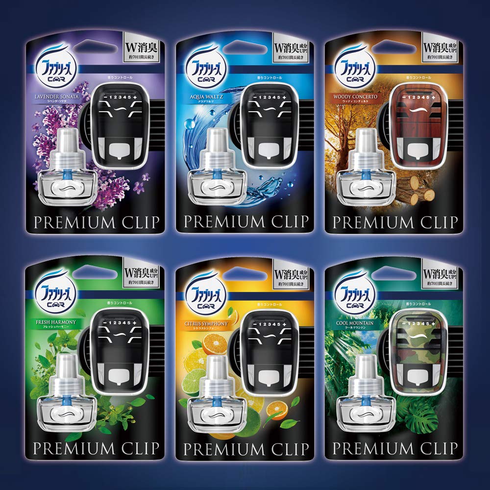 【まとめ買い】ファブリーズ　プレミアムクリップ　シトラスシンフォニー　つけかえ用 容量7ML×12点セット Ｐ＆Ｇ 芳香剤・車用 - MONOW 公式ショップ