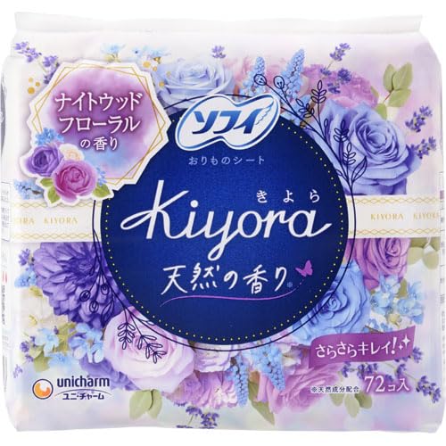 【まとめ買い】ソフィＫｉｙｏｒａナイトウッドフローラル７２枚 容量72枚×24点セット ユニ・チャーム（ユニチャーム） 生理用品 - MONOW 公式ショップ
