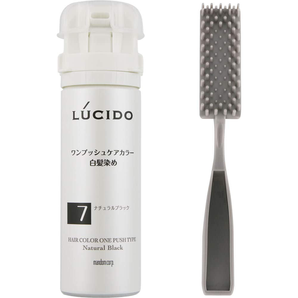【まとめ買い】ルシード　ワンプッシュケアカラー　ナチュラルブラック　（医薬部外品） 容量1個×24点セット マンダム ヘアカラー - MONOW 公式ショップ